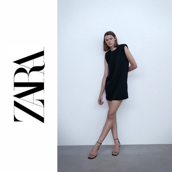 Zara Dresses & Skirts - NWT ZARA Mini Dress w/ Shoulder Pads